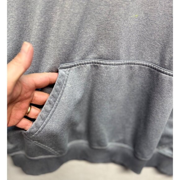 Under Armour USMC Gray Hoodie Sweatshirt Large Cotton Blend With Kangaroo Pocket - Picture 3 of 12